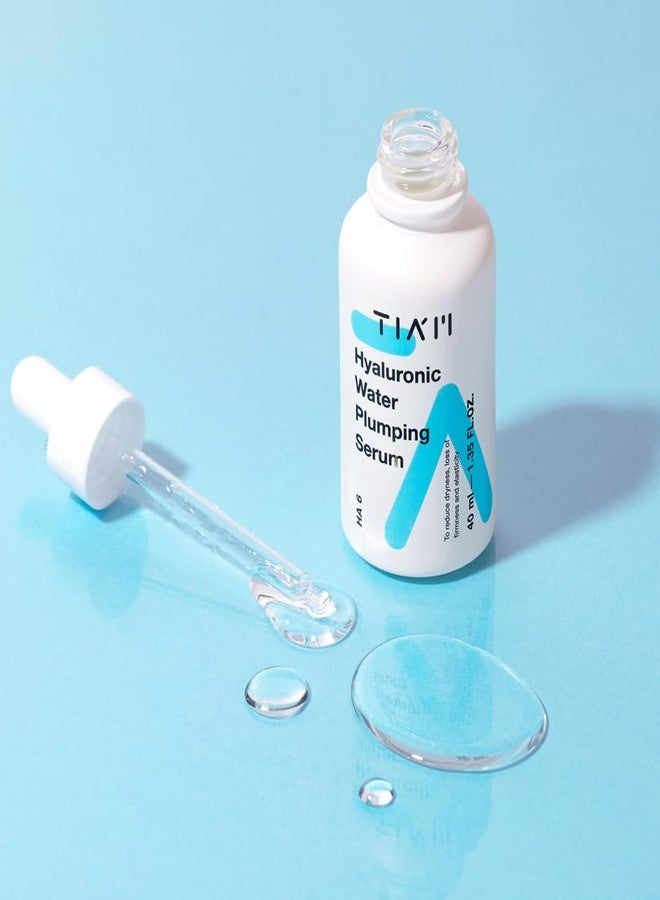 تيام سيروم تيام هيالورونيك ووتر بلومبينج، سيروم حمض الهيالورونيك للوجه مع البانثينول، مرطب، يملأ الخطوط الدقيقة، 1.35 أونصة سائلة. - Image 3